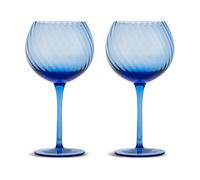 Byon Verres à vin Opacity 47 cl lot de 2 Bleu