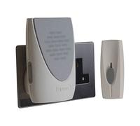 Byron BYR201 Kit Carillon enfichable blanc + Sonnette