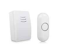 Byron Kit de carillon sans fil DBY-21131 DB131 – 100 m – Blanc – Set complet