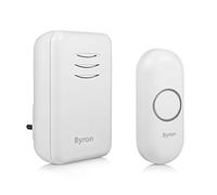 Byron DBY-22312UK Ensemble de sonnette sans fil à brancher 150 m 16 mélodies Blanc