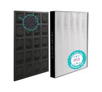 Byseacore Lot de 2 filtres de rechange FP-A80UW compatibles avec le purificateur d'air Sharp FPA80U, FPA80UW, FPA60UW, par rapport à la pièce # FZA80HFU, FZA80DFU