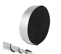 Byuexhp Isolation des tuyaux en mousse, film isolant réfléchissant pour chauffage et refroidissement, mousse isolante pour tuyauterie, pour portes par temps froid en hiver, pour climatisation en été