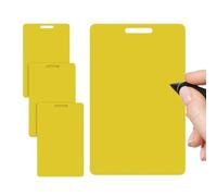 Byuexhp Lot de 4 carnets de badges effaçables - Réutilisables - Avec porte-bloc - Clip vertical pour porte-nom - Pour infirmiers, médecins, enseignants et infirmiers