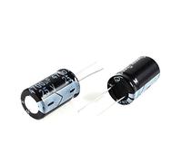 BYUP 2 Pcs 4700μF 25V 105°C Condensateur Electrolytique Rond Noir, 26x16mm, Part Number 065656