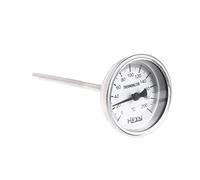 BYUTFA Thermomètre de Tuyau 50/100/150/200/300 ℃ Thermomètre bimétallique Jauge de Moniteur de température en métal pour Utilisation Industrielle de Pipeline