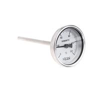 BYUTFA Thermomètre de Tuyau 50/100/150/200/300 ℃ Thermomètre bimétallique Jauge de Moniteur de température en métal pour Utilisation Industrielle de Pipeline