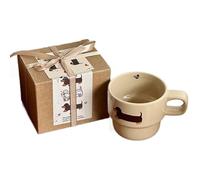 BYYLECL Tasse à café en céramique avec poignée, motif teckel mignon pour les amoureux des chiens et des animaux de compagnie