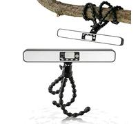 BYZESTY Lot de 2 Lumiere Solaire de Détecteur Mouvement avec Trépied Flexible, Lampe Solaire Exterieur, 160LED, 5Mode, Lumieres Exterieures a Detecteur de Mouvement pour Camping Jardin Garage Clôture