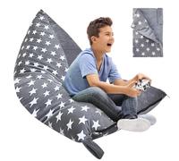 Byzesty Pouf Poire Enfant, Jouet de Rangement et Fauteuil pour Salon et Chambre, Polyvalent, Jouet pour Enfants et Adultes