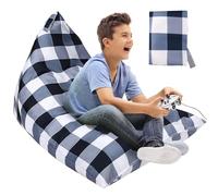 BYZESTY Pouf Poire sans Remplissage, Pouf Enfant Peluche Jouet de Rangement, Pouf Salon Chambre, Pouf de Rangement, Polyvalent Pouf Poire Fauteuils Poire Sol Jouet pour Enfants Adultes