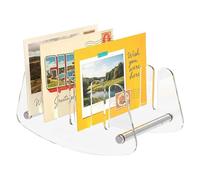 Byzieir Range-Courrier De Comptoir Rangement Enveloppes Bureau Acrylique | Porte-Enveloppes Pour Factures Cartes Postales Bureau Appartement Salon Entrée Meuble Plan De Travail