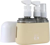 C.A.O. - Flacons de Trek/Voyage 1 Litre en Aluminium - Couleur Crème - Longueur 10 cm - Largeur 4,5 cm - Hauteur 27 cm - Diamètre ø 8 cm