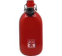 C.A.O. Gourde Carrée 1 Litre Aluminium Rouge