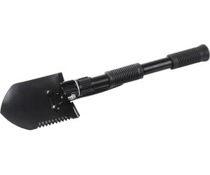 C.A.O. - Mini Pelle - pioche Pliante - pic en Acier - Couleur Noir - Longueur 31 cm (pliée) - 41 cm (dépliée) - 15,5 cm (démontée), Noire
