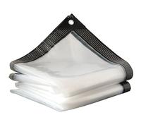 C Aulin Housse imperméable transparente avec yeux anti-âge pour balcon, terrasse, jardinage et extérieur 2 x 2,5 x 4 m et 1,5 x 6 m