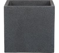 C-Cube Planteur Stony Black 40 cm Hauteur 33 cm - Scheurich