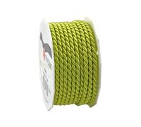 C.E. Pattberg MOSEL Ficelle citron vert, 25 m de Cordelette Tissée, Largeur 4 mm, Accessoire pour Décoration, Bricolage, Travaux Manuels et Emballage Cadeau