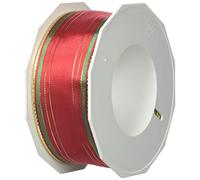 C.E. Pattberg Präsent Chamonix Ruban métallique Rouge/Vert 40 mm x 20 m