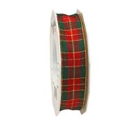 C.E. Pattberg Präsent Glasgow Ruban métallique Motif écossais 25 mm x 25 m