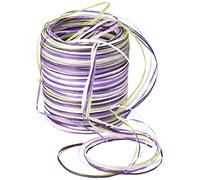 C.E. Pattberg Raffia Rubans en Raphia de Viscose Multicolores, Bobine de 50 m de Cordons pour Emballage Cadeau, 5 Fils de Décoration et Bricolage, Ruban Décoratif pour Présents