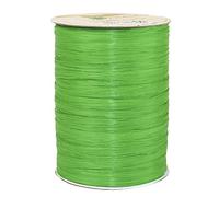 C.E. Pattberg Rayon Raffia Vert Pomme Ruban en Raphia de Viscose, Bobine de 100 m de Cordon pour Emballage Cadeau, Fil de Décoration et Bricolage, Ruban Décoratif pour Présents