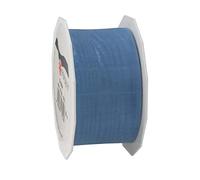 C.E. Pattberg SHEER bleu clair Ruban en Organza scintillant et soyeux, Rouleau de 25 m, Largeur 40 mm, Accessoire de Décoration & Bricolage, Ruban Décoratif pour Présents et Table de Fête