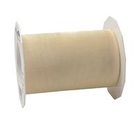 C.E. Pattberg SHEER crème Ruban en Organza scintillant et soyeux, Rouleau de 25 m, Largeur 112 mm, Accessoire de Décoration & Bricolage, Ruban Décoratif pour Présents et Table de Fête