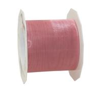 C.E. Pattberg SHEER rose clair Ruban en Organza scintillant et soyeux, Rouleau de 25 m, Largeur 72 mm, Accessoire de Décoration & Bricolage, Ruban Décoratif pour Présents et Table de Fête
