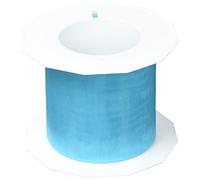 C.E. Pattberg SHEER turquoise Ruban en Organza scintillant et soyeux, Rouleau de 25 m, Largeur 72 mm, Accessoire de Décoration & Bricolage, Ruban Décoratif pour Présents et Table de Fête