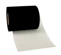 C.E. Pattberg Verona Rouleau de Tulle Noir, 50 m de Rouleau Tulle Blanc, Largeur 112 mm, Ruban décoration Mariage champêtre, Couture et Emballage de Cadeaux