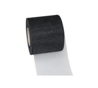C.E. Pattberg Verona Rouleau de Tulle Noir, 50 m de Rouleau Tulle Blanc, Largeur 72 mm, Ruban décoration Mariage champêtre, Couture et Emballage de Cadeaux