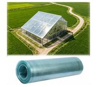 C Feuille de toiture en polycarbonate transparent pour serre de véranda, jardin, terrasse et couverture de toit (0,8 x 20 m) - Solution d'isolation thermique durable - Solution d'éclairage du jour