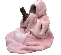 C hello cloud Couverture à Capuche surdimensionnée en Polaire Sherpa Portable Confortable Ultra Doux,Pull Gaint Moelleux,Une Taille pour Tout Le Monde (Rose)