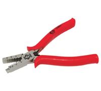 C.K Tools Pince à sertir 430005 – pour embouts de câble 0,25–2,5 mm² – 145 mm