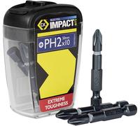 C.K Blue Steel T4560 PH2LD10 Embout cruciforme 10 pièces cruciforme Phillips