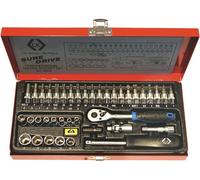C.K Magma Coffret de douilles et embouts de vissage T4655 39 pièces 1/4"