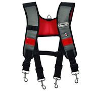 C.K Magma Bretelles pour Ceinture Porte Outil avec Boucle Metre Ruban, Robustes et Entièrement Ajustable, Bretelle Travail Chantier, Outils Electricien, Charpentier, Ceintures Porte-Outils, MA2727