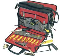 Sacoche à outils C.K pour électricien-technicien, équipée de 19 outils : petite scie à métaux, couteau à câble, auto- (T1630 FKIT)