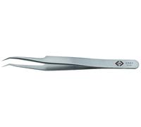C.K T2331 Pince brucelle de précision 5C SA pointue, courbée à 60°, super-fine, incurvée 115 mm