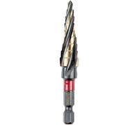 C.K T3016 4-12 HSSE-Co 5 Foret étagé 4 mm, 5 mm, 6 mm, 7 mm, 8 mm, 9 mm, 10 mm, 11 mm, 12 mm DIN 1412 C 1/4\ (6,3 mm) 1 pc(s)