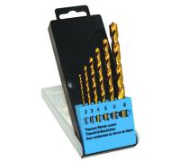 C.K T3293 Jeu de 6 forets à métaux avec revêtement TiN