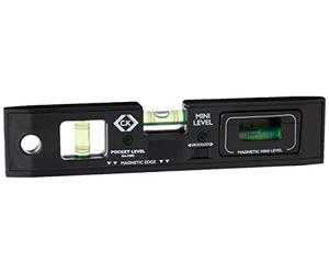 C.K T3482 Niveau de poche 210 mm Noir