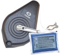 C.K Tools Cordeau traceur T3520B métallique 30 m, craie bleue 60 g fournie