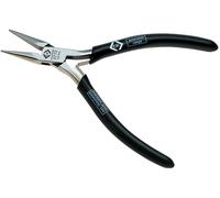 Pince à bec effilé C.K., mâchoires droites, longueur : 120 mm articulation traversante pour une coupe précise, miroir (T3772)