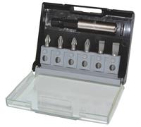 C.K T4583C Jeu d'embouts 7 pièces vis à fente, cruciforme Phillips, vis Pozidriv