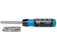 C.K Tools Tournevis à cliquet T4829D avec embouts adaptés et corps magnétique