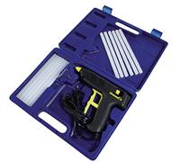Kit pistolet à colle C.K, dans une boîte de transport pratique garantit un chauffage rapide et un bon flux de colle (T6216)