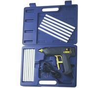 C.K Tools - Kit pistolet à colle T6216 - Boîte de transport, chauffage rapide, bon flux de colle