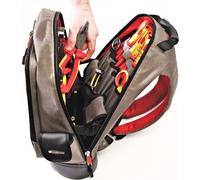 C.K Tools MA2635 - Noir - Gris - Rouge - Polymère - Poche avant - Poche latérale - Poche avec fermeture éclair - Fermeture éclair (MA2635)
