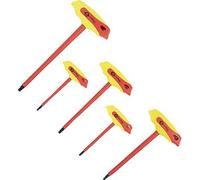 C.K Tools VDE-Sechskantschlüsselsatz mit Quergriff, 5 Stück (T4422 SET)